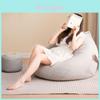 Contemporary Linen Material Lazy Sofa With Durable Antistain Cover For Lounge And Bedroom