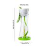 Saftbehälter Shaker Mixer Salatdressing-Mischflasche mit Skala Auslaufsicher Salatdressing-Shaker Manueller Mischbecher Küche