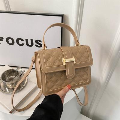 High Value and Texture Niche Diamond Square Bag 2025 Summer New Fashion Temperament Messenger Bag Shoulder Bag