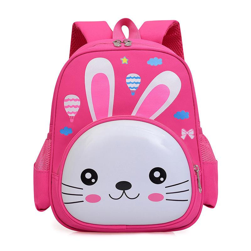 Adorable Cartoon Kindergarten Backpack Cute Nylon Kids School Bag For Boys And Girls