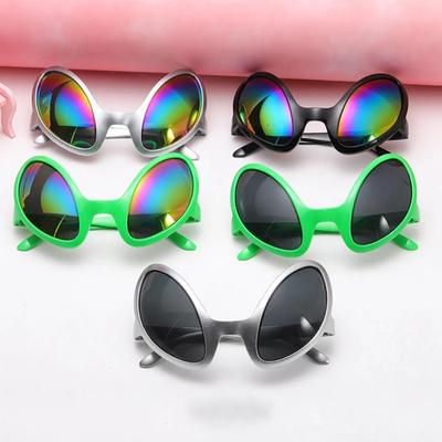 New Alien Glasses Funny Holiday Party Sunglasses Halloween Adults Kid Party Supplies Rainbow Lenses Et Sun Glasses Shades
