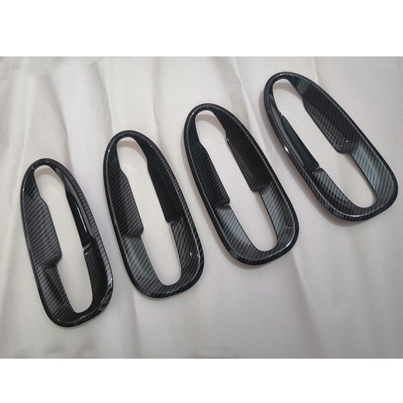 For Mercedes Benz Vito V Class V260 W447 2014- V250d Metris Valente Carbon Fiber Door Handle Bowl Cover Trim Car