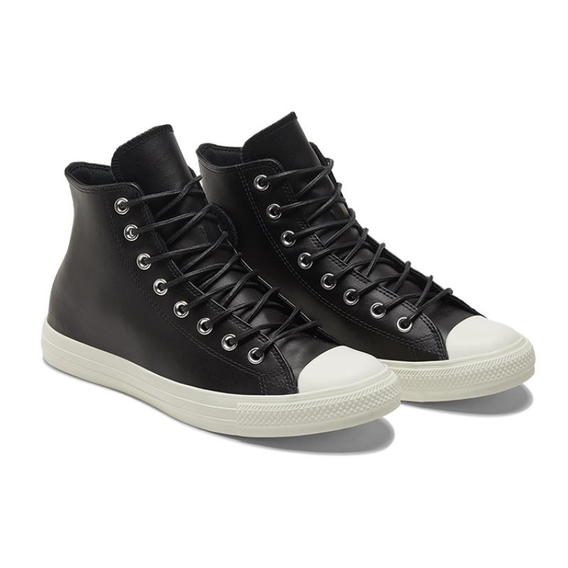 Converse Chuck Taylor All Star Series Non-Slip and Abrasion Resistant High-Top Board Shoes Unisex Dark Black