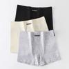 Women's Spring Summer 10A Antibacterial Thread Pure Cotton Anti Tarnished Non Curled High Waist Flat Angle Briefs