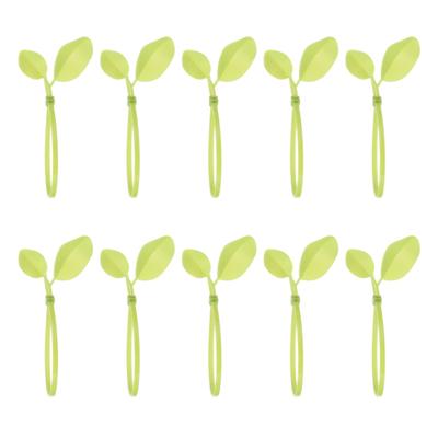 Leaf-Shaped Plant Ties Heavy Duty Zip Ties Cable Management Ties for Garden Plant Support And Home Office Cord Organization