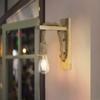 Vintage Hemp Rope Wood Wall Lamp AC110V 220V Retro Bedside Sconce Wall Light Bedroom Hallway Room For Home Decor Indoor