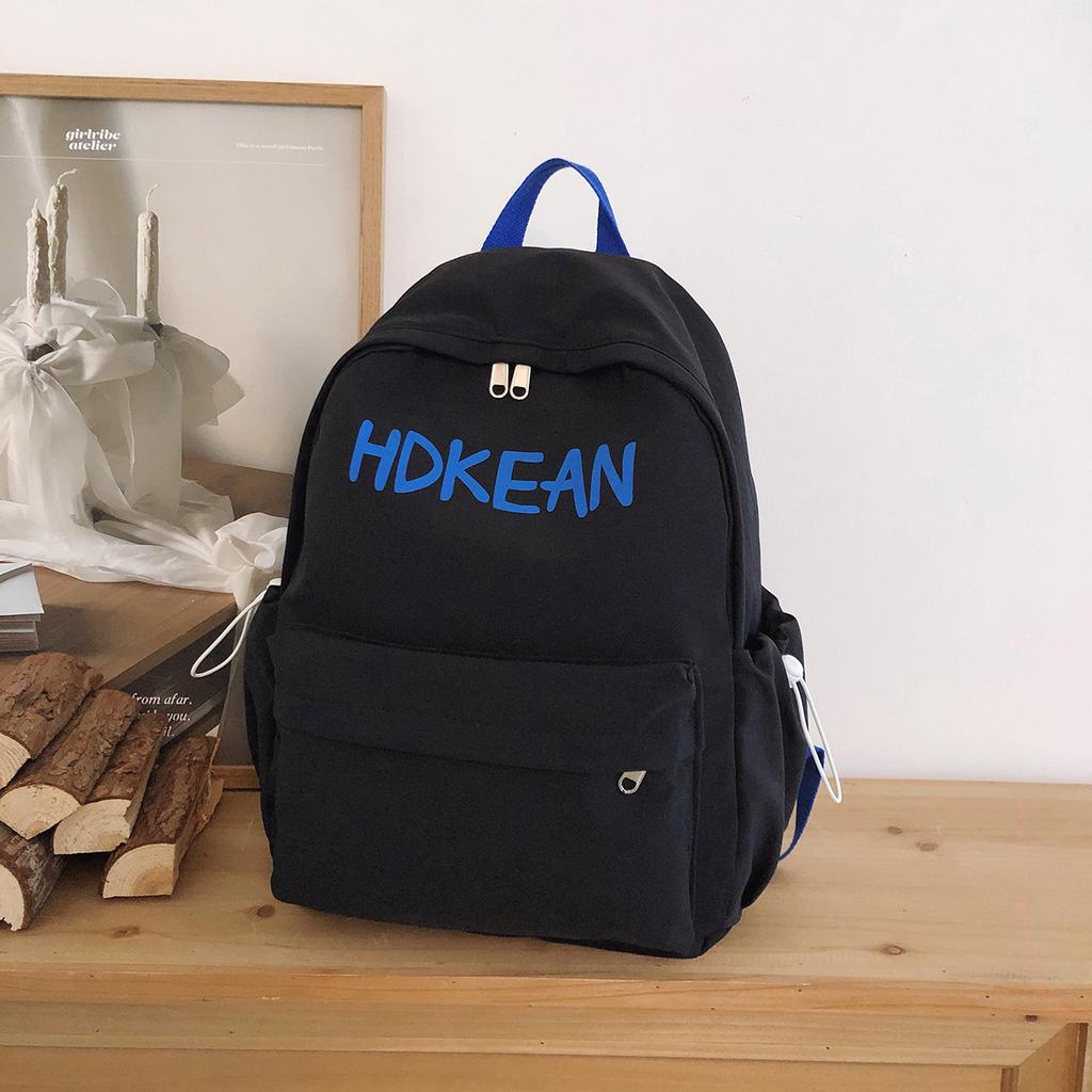 Senior High School Large Capacity Schoolbag Women's Letter Backpack