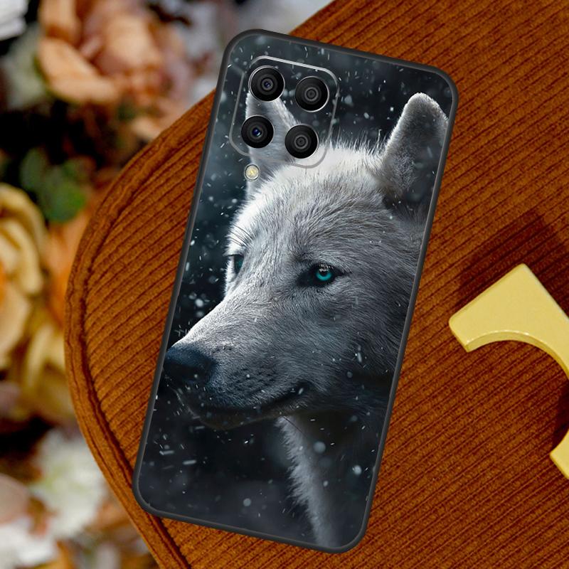 Wolf Howls Art For Samsung Galaxy M23 M33 M13 M53 M11 M51 M14 M34 M54 M15 M55 M20 M30s M12 M32 M52 Case