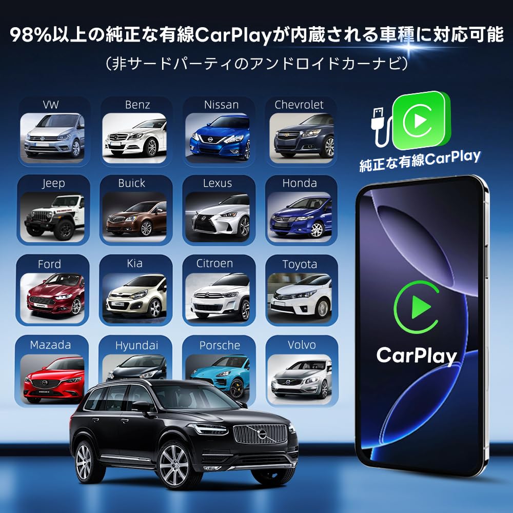Carlinkit HD2CP Pro Bezdrátový CarPlay Android Auto HDMI Vstupní Adaptér Kompatibilní s TV TV Hrou a Podporuje Rozlišení až Kompatibilní s