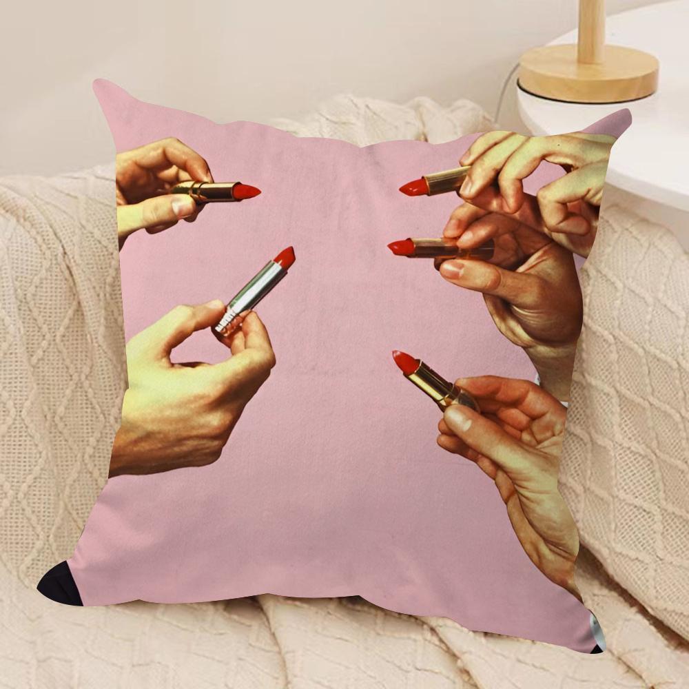 Fashion T-Toiletpaper Cushion Cover Soft Plush Fabric Double-Sided Printed Sofa Cushion Cover for All Seasons Home Decor Gift