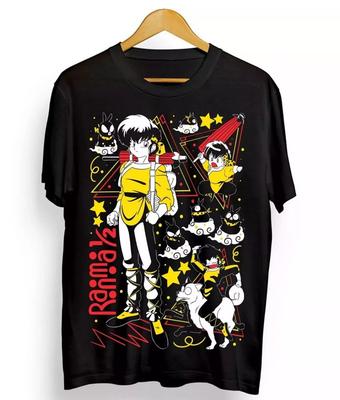 Ranma 1/2 T-Shirt Shampoo Rumiko Takahashi Manga Anime Gift T-shirt Graphic Tee