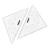 Zeichnungsdreieck mit Skala Präzise Skala Transparent 300mm Acryl Einfach zu bedienen für die nautische Navigation