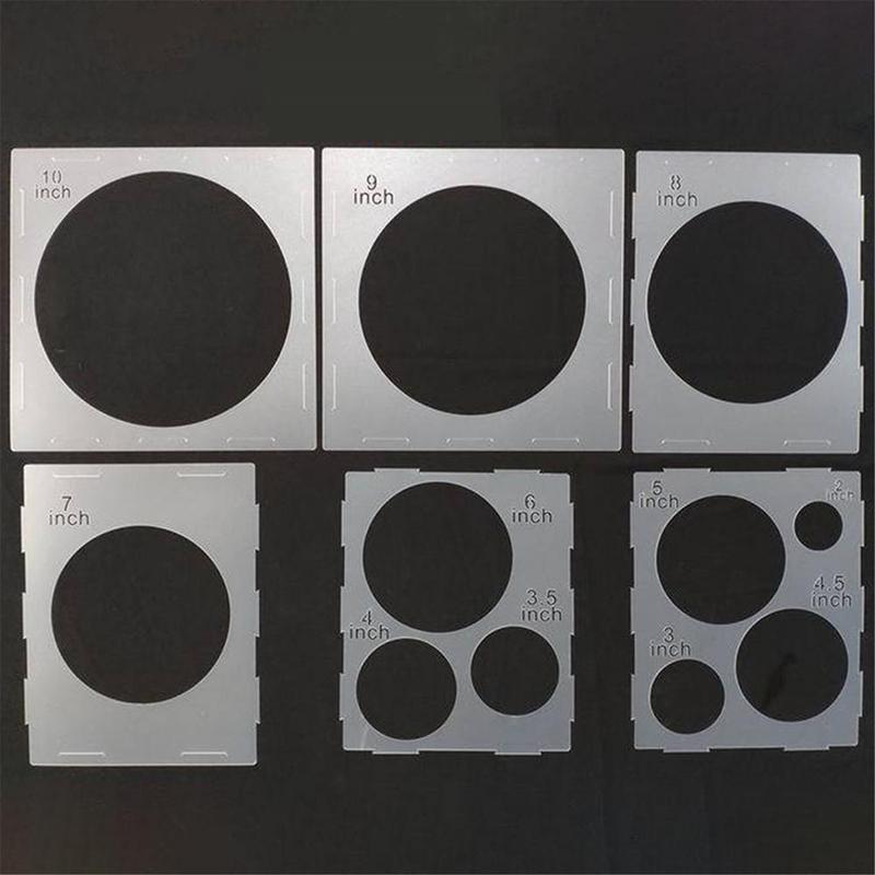 11 otvorů Balón Sizer Box Balónové oblouky Sloupce Nástroj pro měření velikosti balónu