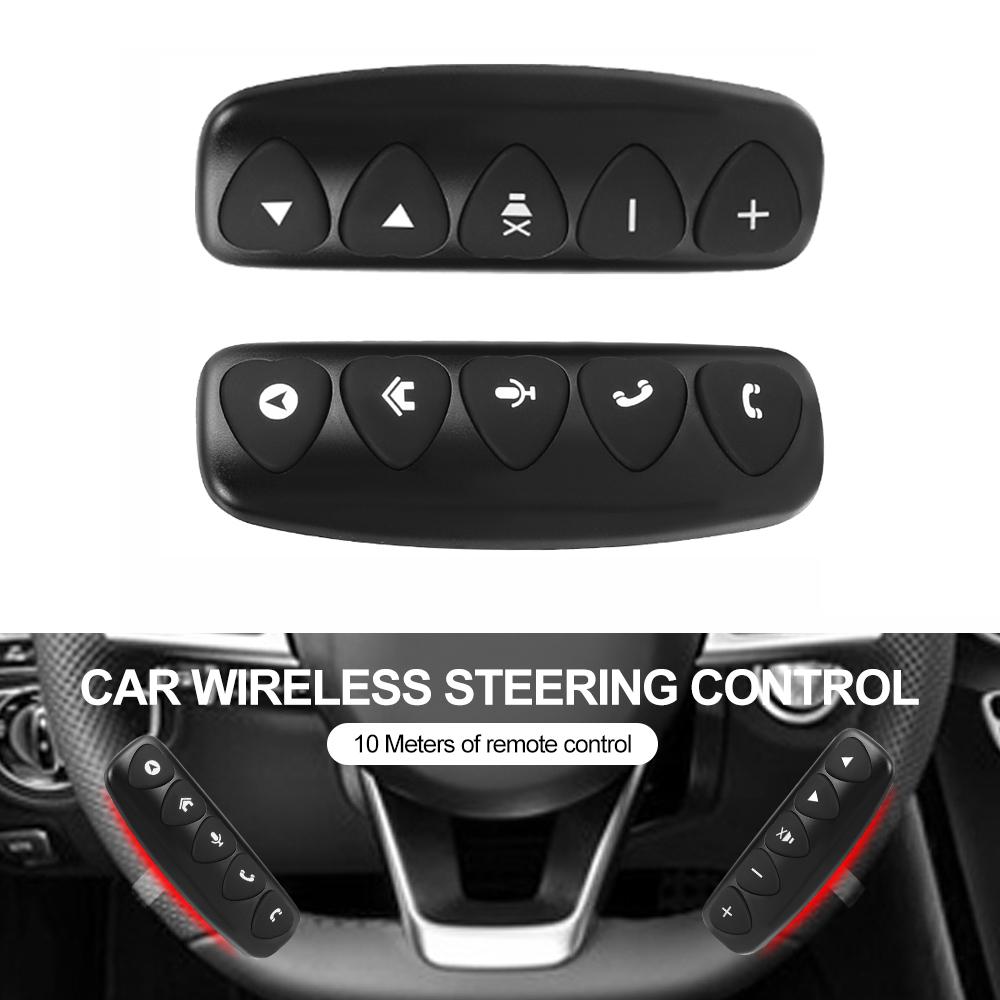 

Car steering wheel remote control Universal Multi-function Wireless Controller for Car Radio Music Player GPS Car Accessories China Mainland