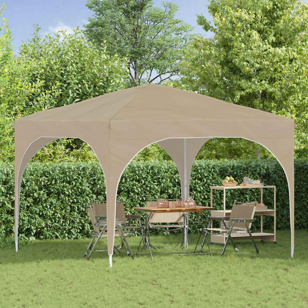 Pop Up Party Tent 290 X 290 X 245 Cm Cream