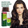 EELHOE Olive Oil Hair Styling Mousse Curl Styling Moisturizing Curl Care Styling Long Lasting Anti-Frizz Mousse