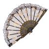 23 Colors Lace OR Cloth Spanish Fabric Silk Folding Hand Held Dance Fan Flower Party Wedding Prom Dancing Summer Fan Accessories