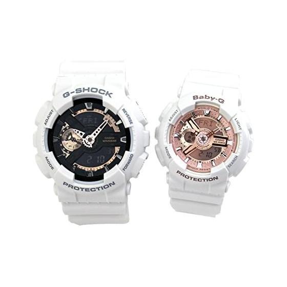 

[Casio] G-SHOCK Baby-G Pair Watch with Pair Box White GA-110RG-7A BA-110-7A1 [Parallel Import]