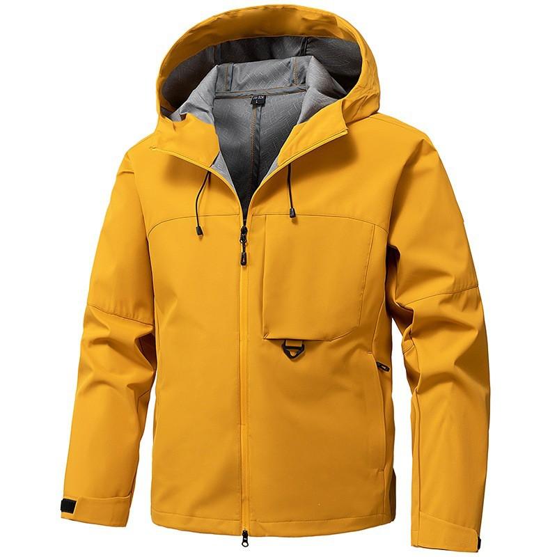 Mens 2026 Lightweight Hooded Softshell Jacket Outdoor Sports Casual Wear