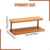 Storage Shelf, 2-tier, for Kitchen Cabinets, Cups And Perfume, Office, Bedroom, Sculptures Toys