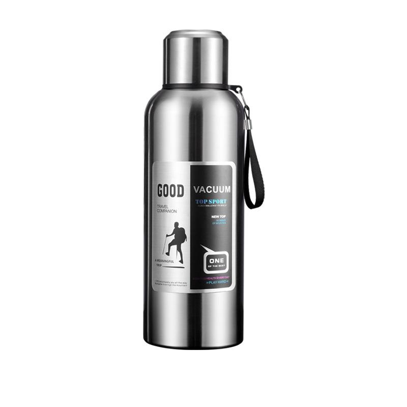 Large Capacity Stainless Steel Insulated Travel Kettle with Tea and Water Separation