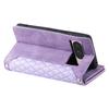 Style 005 For Google Pixel 9/9 Pro Wallet Case Rhombus PU Leather Zipper Phone Cover