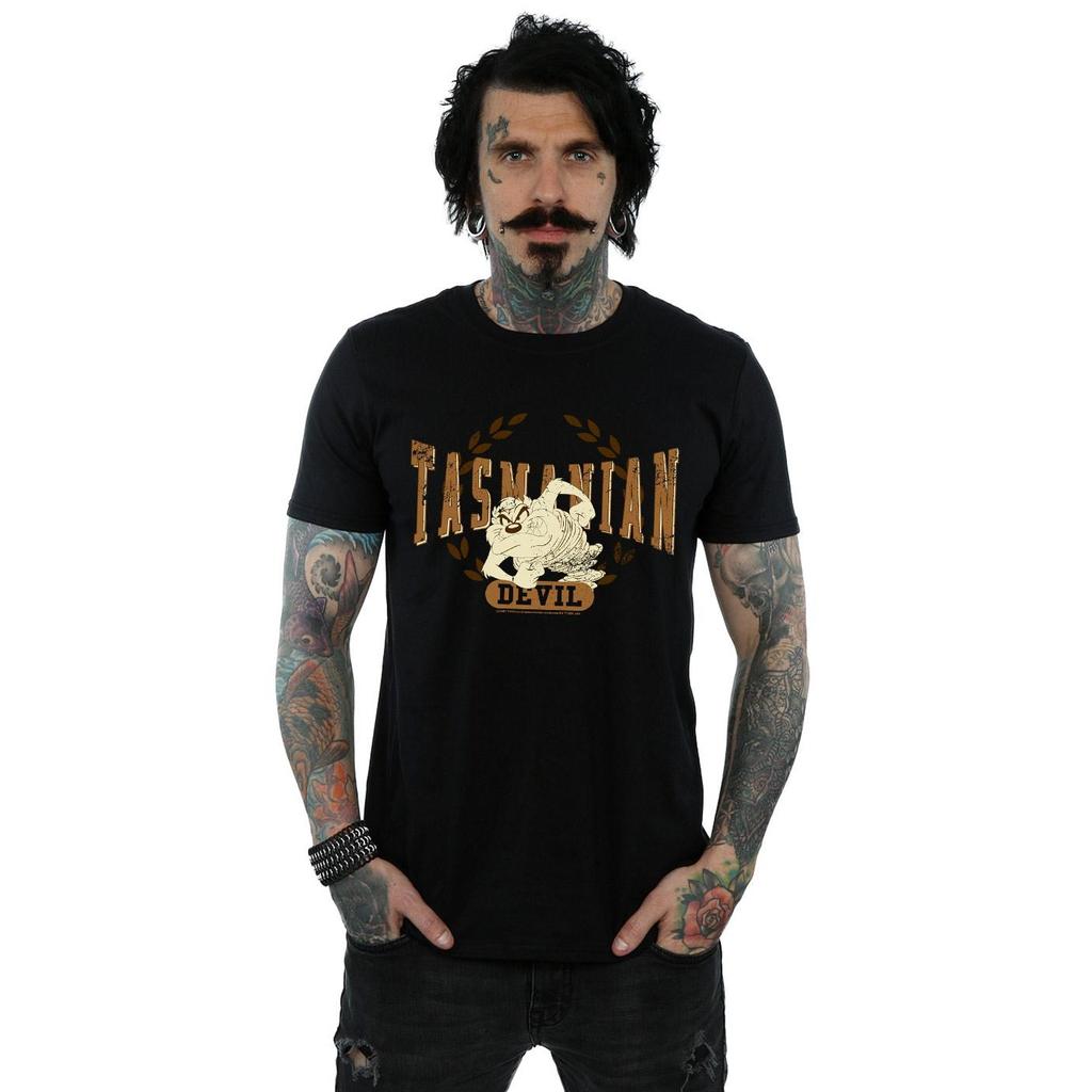 Looney Tunes Tasmanischer Teufel-Uni-T-Shirt für Herren