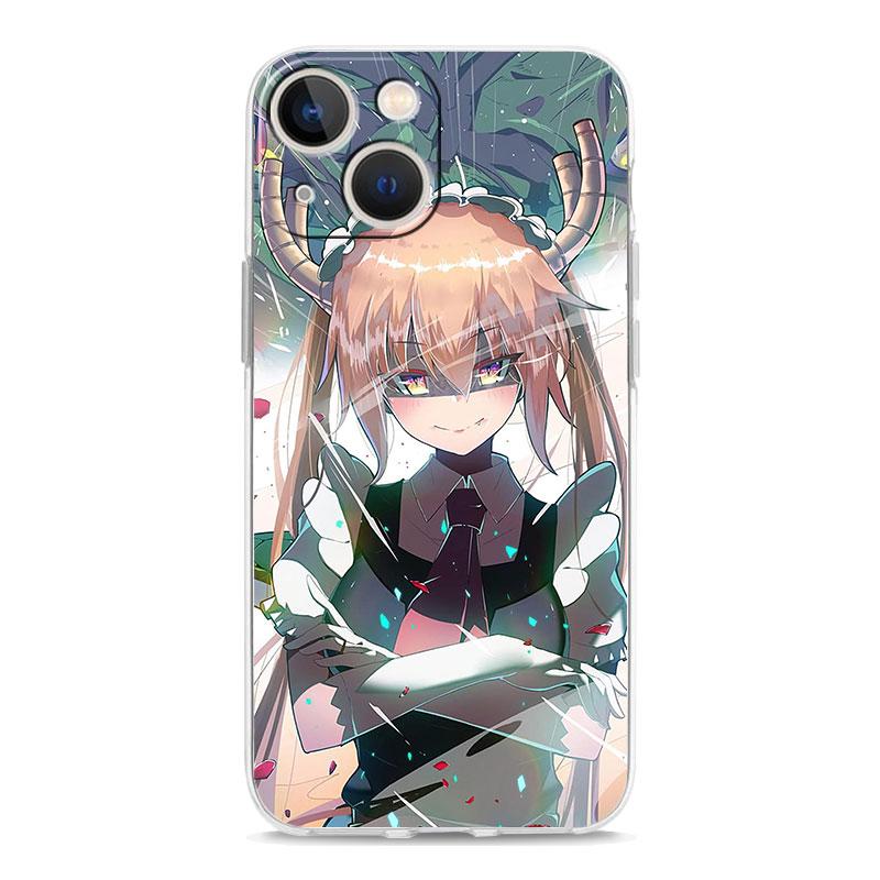 

Dragon Maid Anime для iPhone 14 13 11 12 Pro Max X XR XS чехол для iPhone 14 7 8 Plus SE прозрачный мягкий силиконовый чехол Fundas iPhone 14 Plus