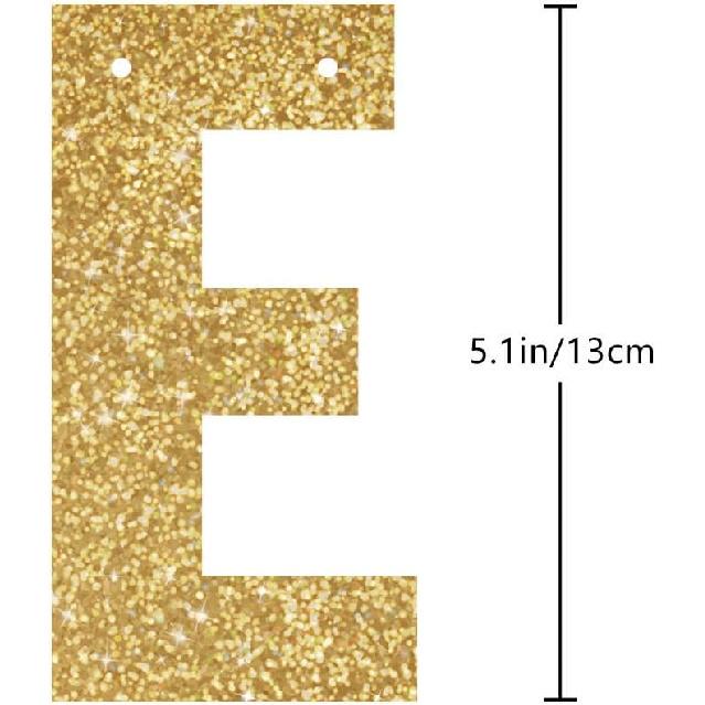 Gold Hello 70 Birthday Banner, Gold Glitter Happy 70th Birthday Party Decorations, Supplies
