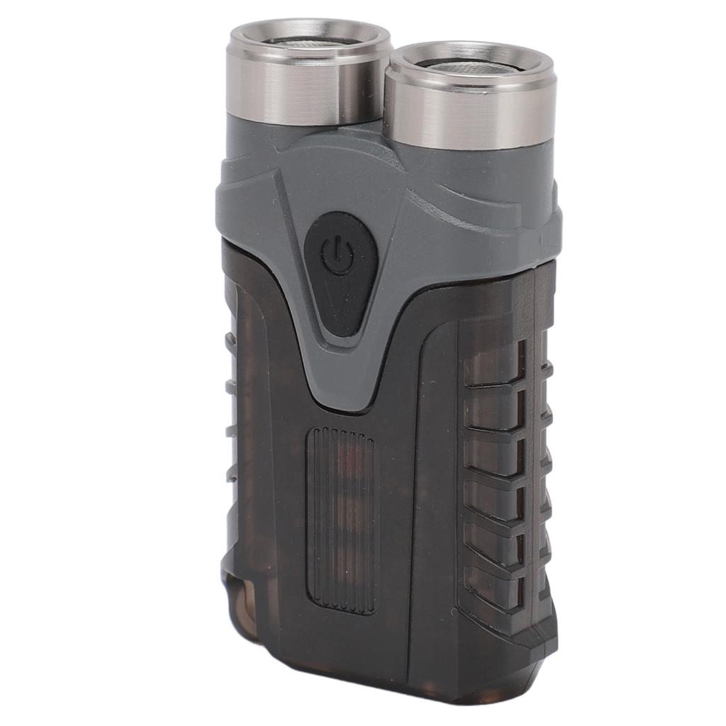 LED Small Powerful EDC Flashlight Mini Keychain Flashlight Outdoor Camping Signal Light Gray