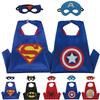 Colorful Marvel Anime Cosplay Superhero Cloak And Mask For Childrens Fancy Dress