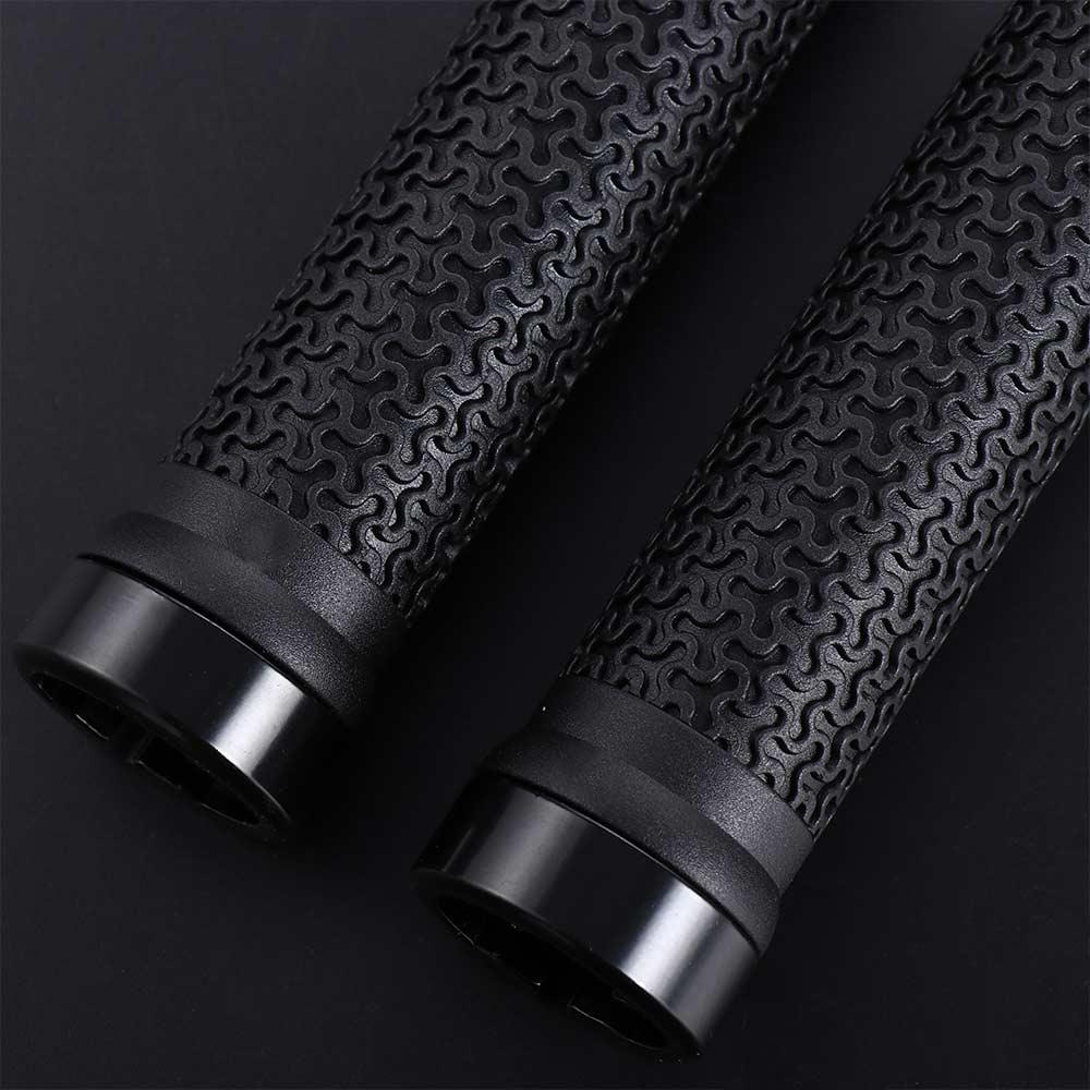 1 Pair Bicycle Grips Bike Handbar Grips Rubber Bilateral Lock Mountain MTB Bikes Handlebar Grips Non-slip Cycling Bike Accessori