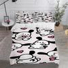 Cute 3D Printed Pochacco Anime Cartoon Bedding Set Soft Comfort Duvet Cover King Size For Kids Bedroom