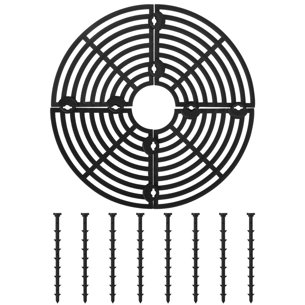 Flower Pot Guardrails Plant Pot Soil Cover Plant Pot Grids Plant Protection Net