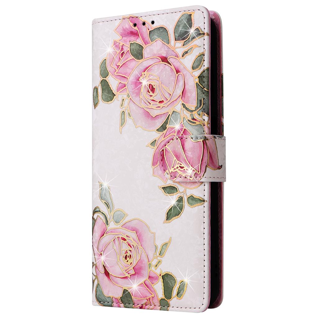 For Samsung Galaxy A15 4G/5G Leather Case RFID Blocking Flip Folio Lacquered Phone Cover