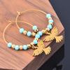 Titanium Titanium Steel Gold Eagle Pendant Earrings Stainless Steel Do Not Fade Coloring Jewelry