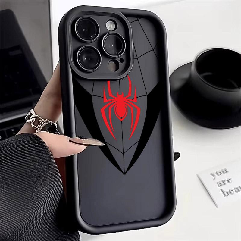 Spiderman LOGO Phone Case For iPhone 17E 11 12 13 14 15 16 17 Pro Max Fundas iPhone For 17 Air Plus 16e 13 Silicone Back Cover