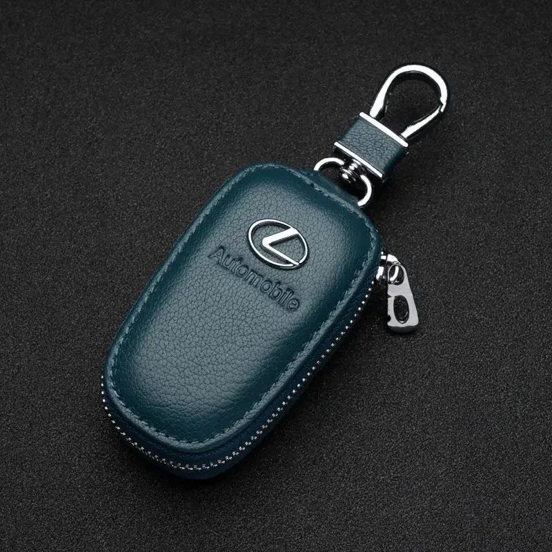 PPFX2 Top Layer Leather Car Key Case Cover for Lexus IS300 IS250 RX350 RX300 RX GS NX IS CT200H GS350 NX200T ES350 ES250 Accessories