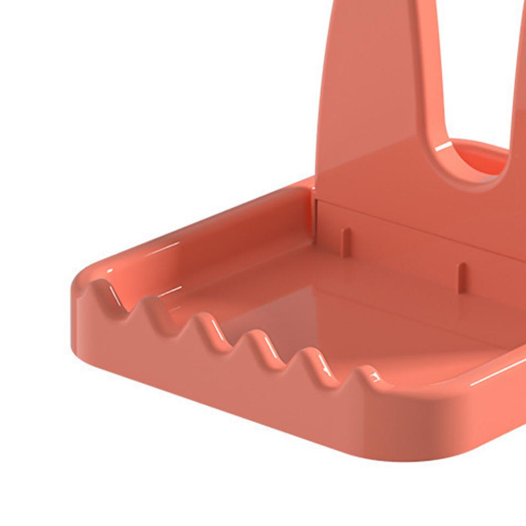 Foldable Pot Lid Rack Plastic Spoon Holder Stand Organizer Kitchen Organizer for Fork Spatula Rack Pan Cover Shelf