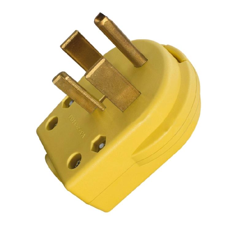 Durability NEMA 14 30P Plug 30Amp 250V 4 Poles Corrosion Resistant PD1430PA For Dryers