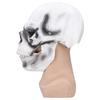 Halloween Scary Skull Mask Adult Full Head Latex Skull Helmet Glowing Eyes with Moving Chin