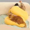 Cuscino a forma di pancia di gatto color macaron Cuscino di supporto per il collo per dormire facilmente Federa rimovibile Applicabile in Ufficio/Casa/Viaggio Cuscino funzionale