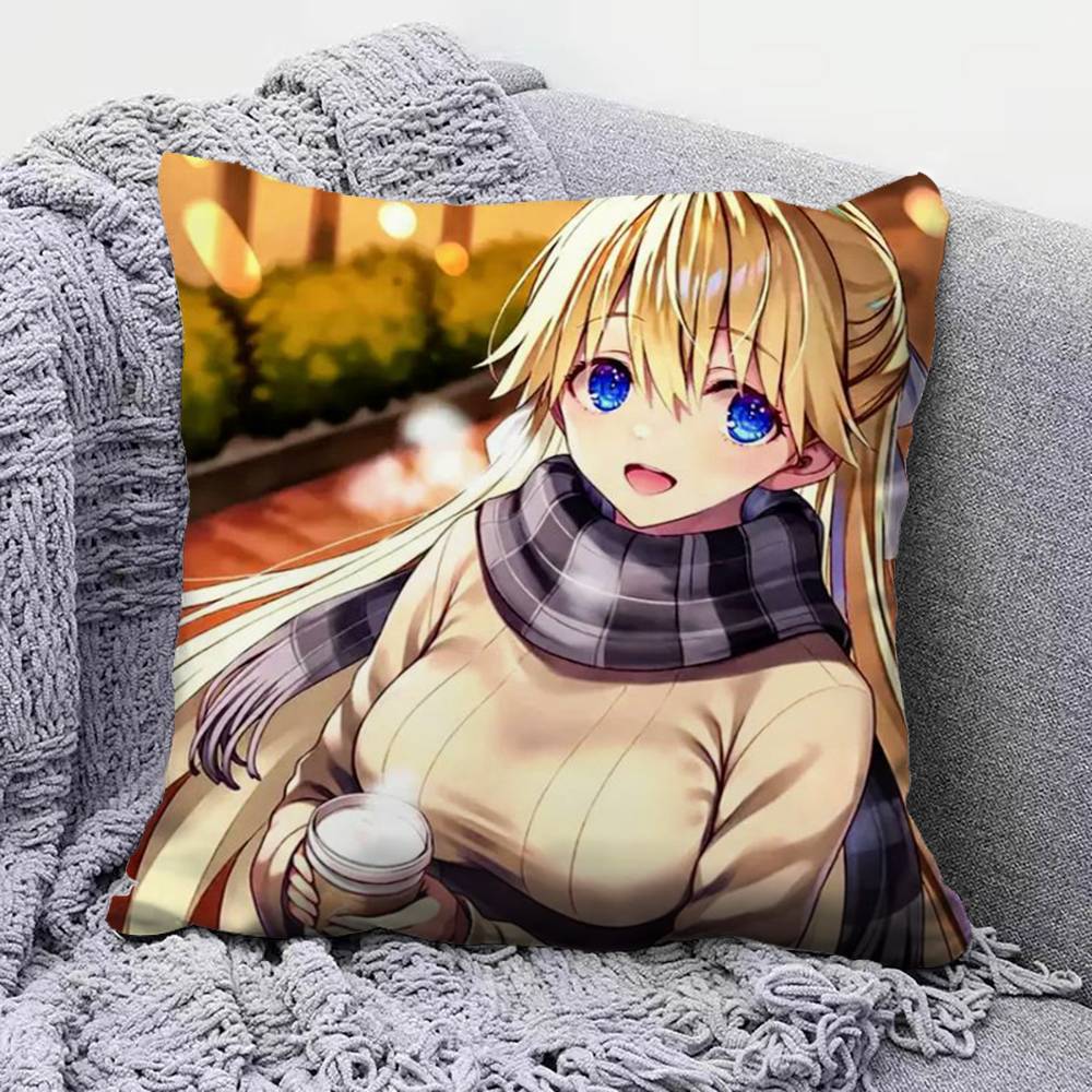 Klasės elito anime mergaitė Pagalvės užvalkalai Namų sofos pagalvės užvalkalai ir Dekoratyviniai individualūs