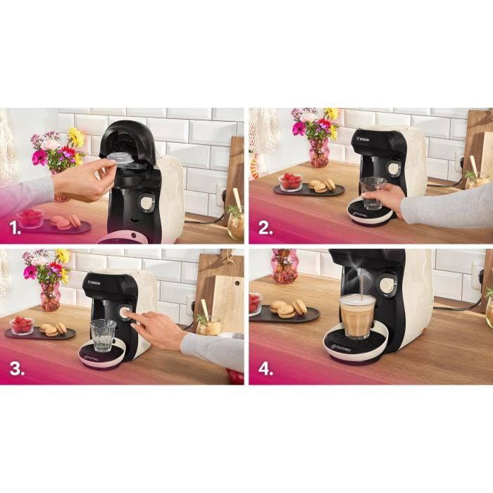 Machine à café multi-boissons - BOSCH - TASSIMO - T10 Happy vanille - 1400 W