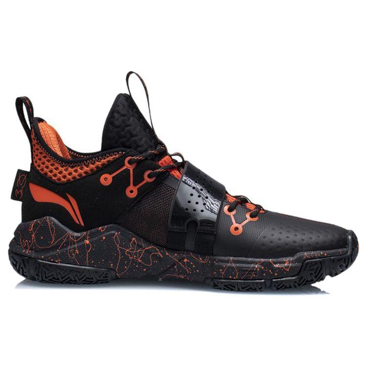 Li Ning Wade Block Fabric Synthetic Leather Shock Absorption Anti-Slip Wear-Resistant Support Low-Top Basketball Shoes Men sneaker ABPR065-6