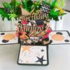 3D Birthday Card Pop-Up Happy Birthday Greeting Card Gift Box with Envelope Handmade Foldable Celebration Card for Family&Friend