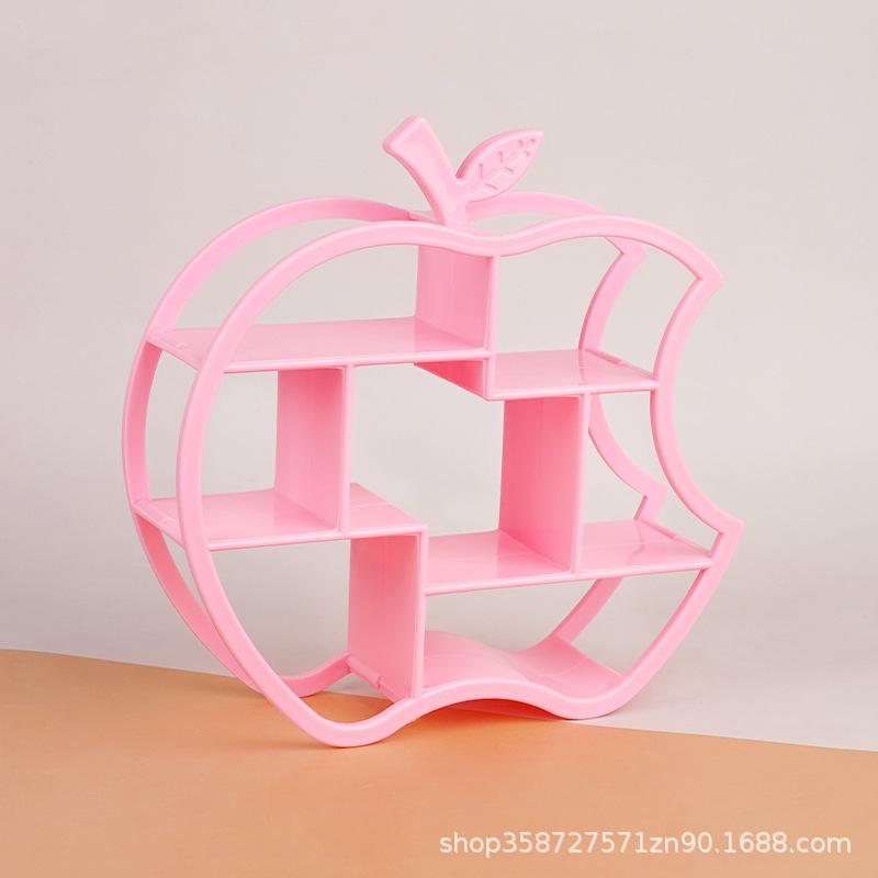 Bogu Rack Small Desktop Shelf Plastic Ornament Tea Set Rack Dessert Display Rack Doll House Play House Toys