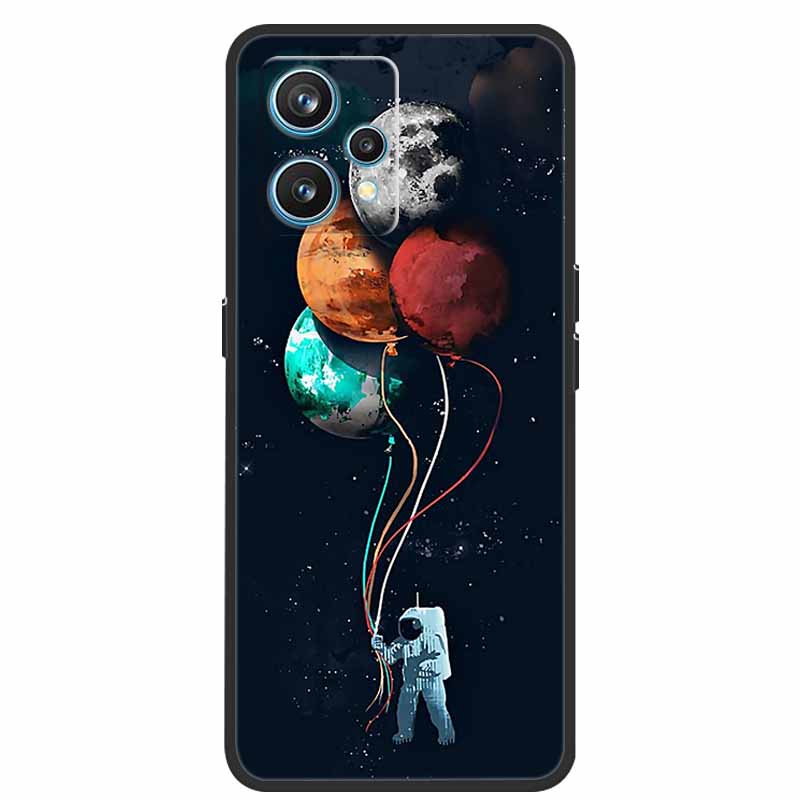 For Realme 9 Case RMX3521 Shockproof Soft silicone TPU Back Cover For Realme9 4G Phone Cases Realme 9 6.4 inch Cute Cartoon Bag