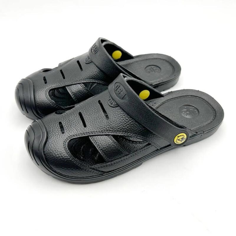 Brangdy Anti-Static Dust-Free Workshop Slippers with Heel Strap