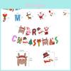 Festive Paper Christmas Flags In Charming Cartoon Style For Holiday Celebrations And Events